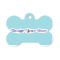 Custom Design - Bone Shaped Dog ID Tag - Small - Front View