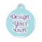 Custom Design - Round Pet ID Tag - Small - Front View