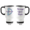 Custom Design - Stainless Steel Travel Mug with Handle - Front & Back