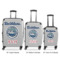 Custom Design - Luggage Bags all sizes - With Handle