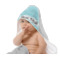 Custom Design - Baby Hooded Towel on Child