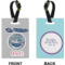 Custom Design - Rectangle Luggage Tag (Front + Back)