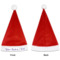 Custom Design - Santa Hats - Front and Back (Single Print) APPROVAL