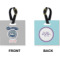 Custom Design - Square Luggage Tag (Front + Back)