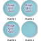 Custom Design - Set of Appetizer / Dessert Plates (Approval)