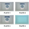 Custom Design - Set of Rectangular Appetizer / Dessert Plates (Approval)