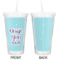 Custom Design - Double Wall Tumbler with Straw - Approval