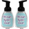 Custom Design - Foam Soap Bottle - Black - Front & Back