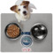 Custom Design - Dog Food Mat - Medium LIFESTYLE