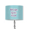 Custom Design - 8" Drum Lampshade - On Stand (Fabric)