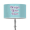 Custom Design - 12" Drum Lampshade - ON STAND (Fabric)