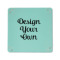 Custom Design - 6" x 6" Teal Leatherette Snap Up Tray - APPROVAL