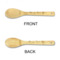 Custom Design - Bamboo Spoons - Double Sided - APPROVAL