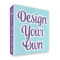 Custom Design - 3 Ring Binders - Full Wrap - 2" - Front