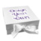 Custom Design - Gift Boxes with Magnetic Lid - White - Front