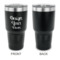 Custom Design - 30 oz Stainless Steel Ringneck Tumblers - Black - Single Sided - APPROVAL