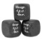 Custom Design - Whiskey Stones - Set of 3 - Front