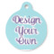 Custom Design - Round Pet ID Tag - Large - Front View