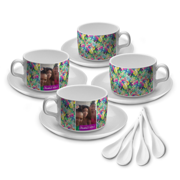 Custom Design Your Own Tea Cup - Set of 4