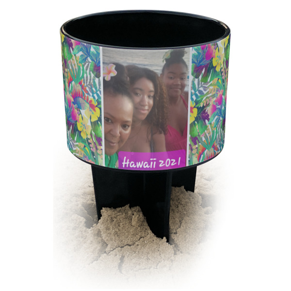 Custom Design Your Own Black Beach Spiker Drink Holder