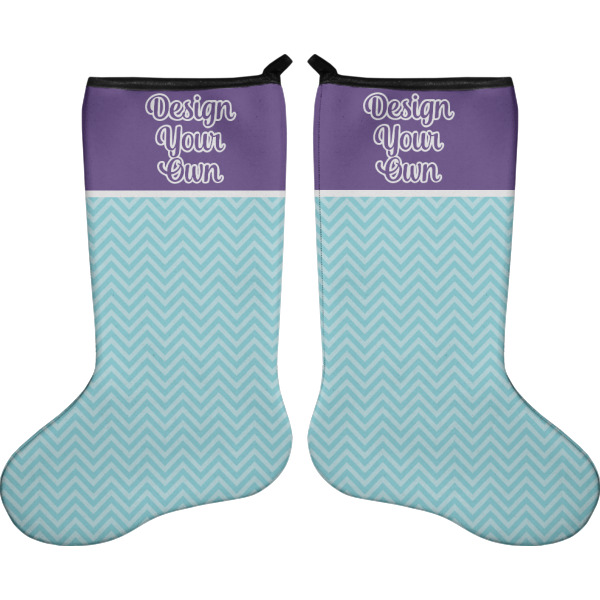 Custom Design Your Own Holiday Stocking - Double-Sided - Neoprene