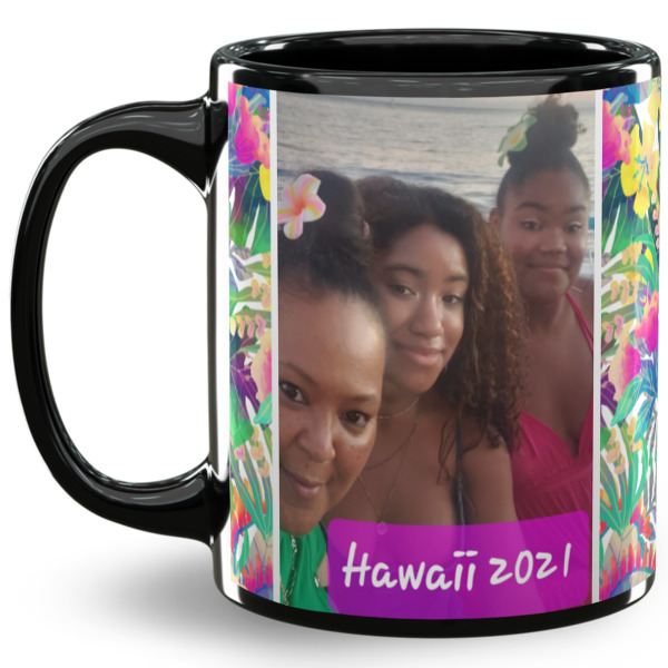 Custom Design Your Own 11 oz Coffee Mug - Black