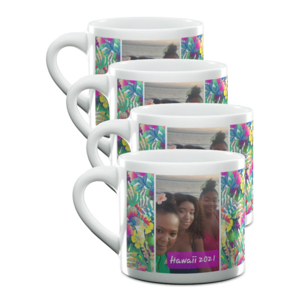 Custom Design Your Own Double Shot Espresso Cups - Set of 4