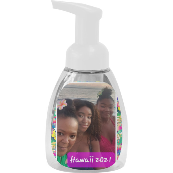 Custom Design Your Own Foam Soap Bottle - White