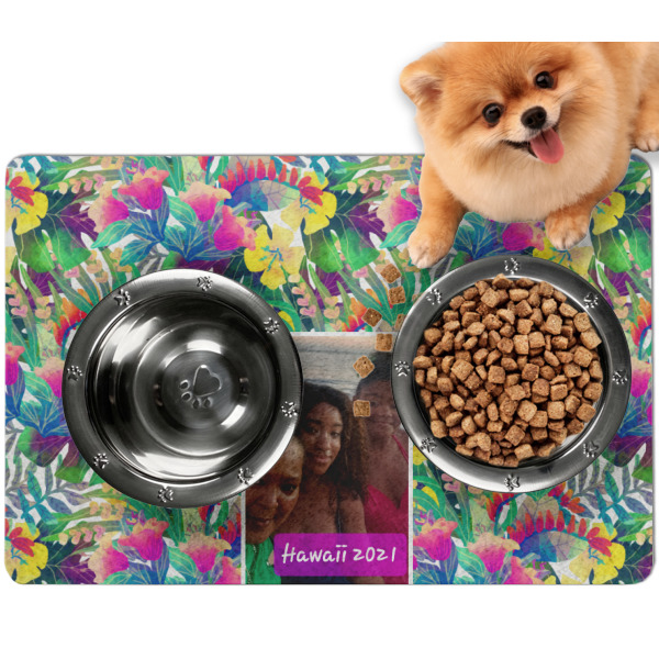 Custom Design Your Own Dog Food Mat - Small