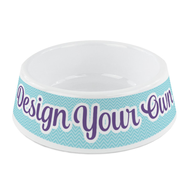 Custom Design Your Own Plastic Dog Bowl - Small