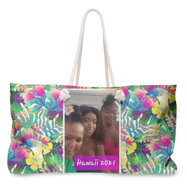 Custom Design Your Own Large Tote Bag with Rope Handles