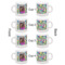 Custom Design - Single Shot Espresso Cup - Set of 4 - Front & Back