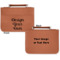 Custom Design - Cognac Leatherette Bible Covers - Large Double Sided Approval