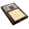 Custom Design - Red Mahogany Sticky Note Holder - Angle