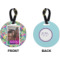 Custom Design - Circle Luggage Tag (Front + Back)