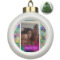 Custom Design - Ceramic Christmas Ornament - Xmas Tree (Front View)