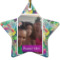 Custom Design - Ceramic Flat Ornament - Star (Front)