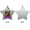 Custom Design - Ceramic Flat Ornament - Star Front & Back (APPROVAL)