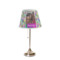Custom Design - Poly Film Empire Lampshade - On Stand