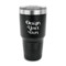 Custom Design - 30 oz Stainless Steel Ringneck Tumblers - Black - FRONT