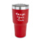 Custom Design - 30 oz Stainless Steel Ringneck Tumblers - Red - FRONT