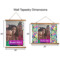 Custom Design - Wall Hanging Tapestries - Parent/Sizing