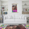 Custom Design - Wall Hanging Tapestry - Portrait - In Context