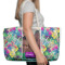 Custom Design - Large Rope Tote Bag - In Context View