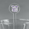 Custom Design - Clear Plastic 7" Stir Stick - Round - Main