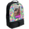 Custom Design - Large Backpack - Black - Angled View