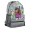 Custom Design - Large Backpack - Gray - Angled View