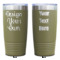 Custom Design - Olive Polar Camel Tumbler - 20oz - Double Sided - Approval