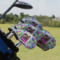 Custom Design - Golf Club Cover - Set of 9 - On Clubs