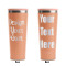 Custom Design - Peach RTIC Everyday Tumbler - 28 oz. - Front and Back